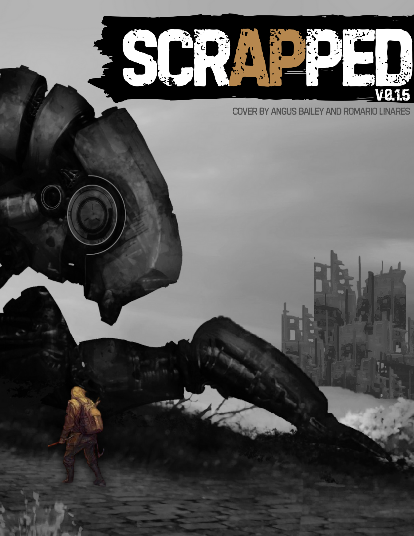 Scrapped guidebook cover